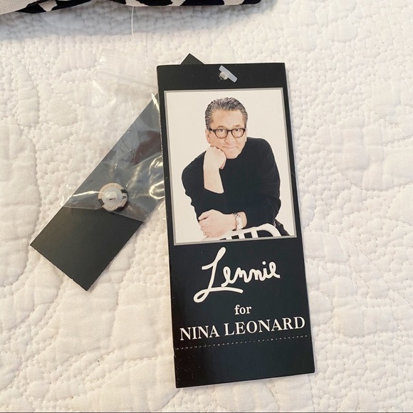 Nina Leonard NWT Leopard Jersey Knit Shift Dress - XL - Picture 7 of 13